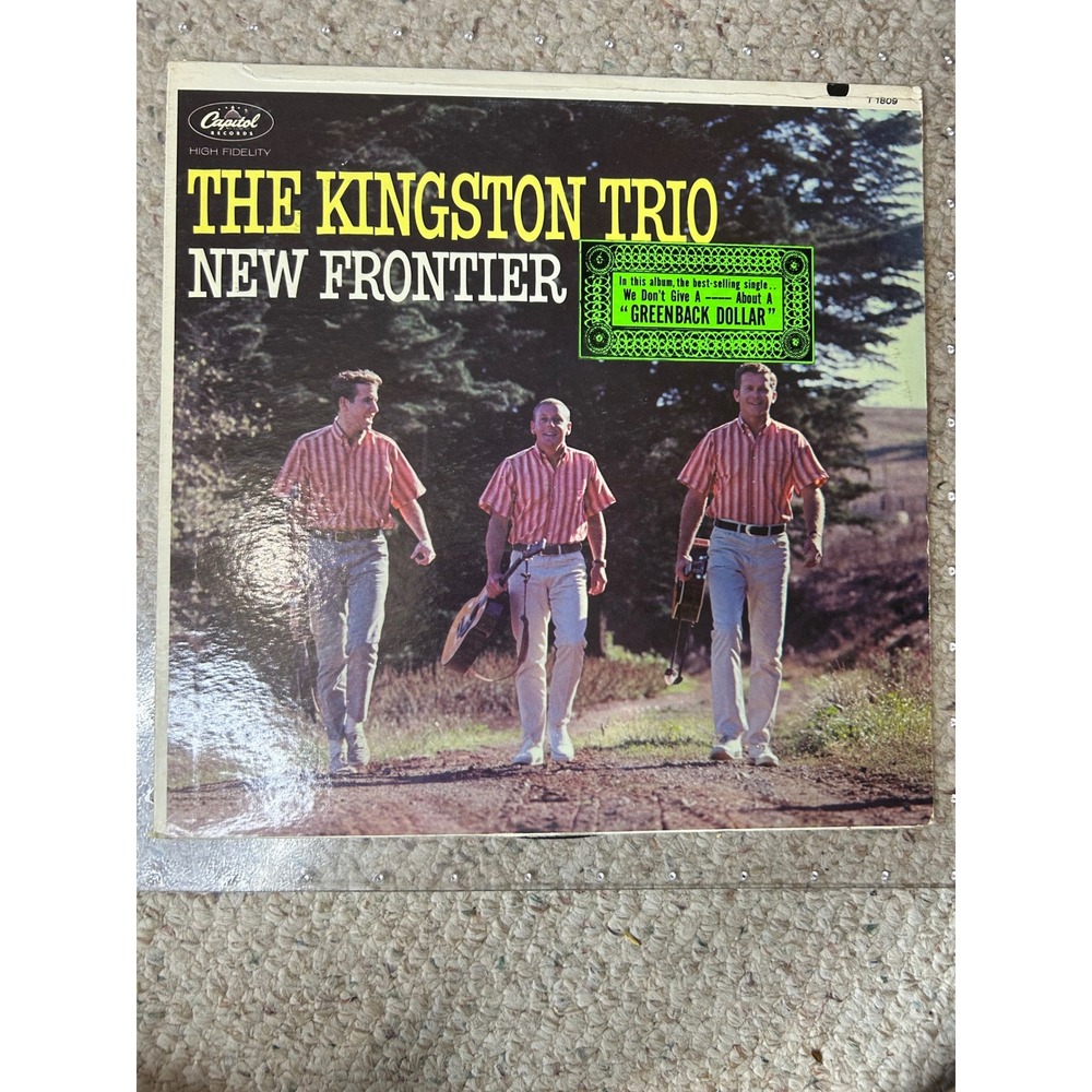 The Kingston‎ Trio New Frontier Vinyl LP Album Capitol Records